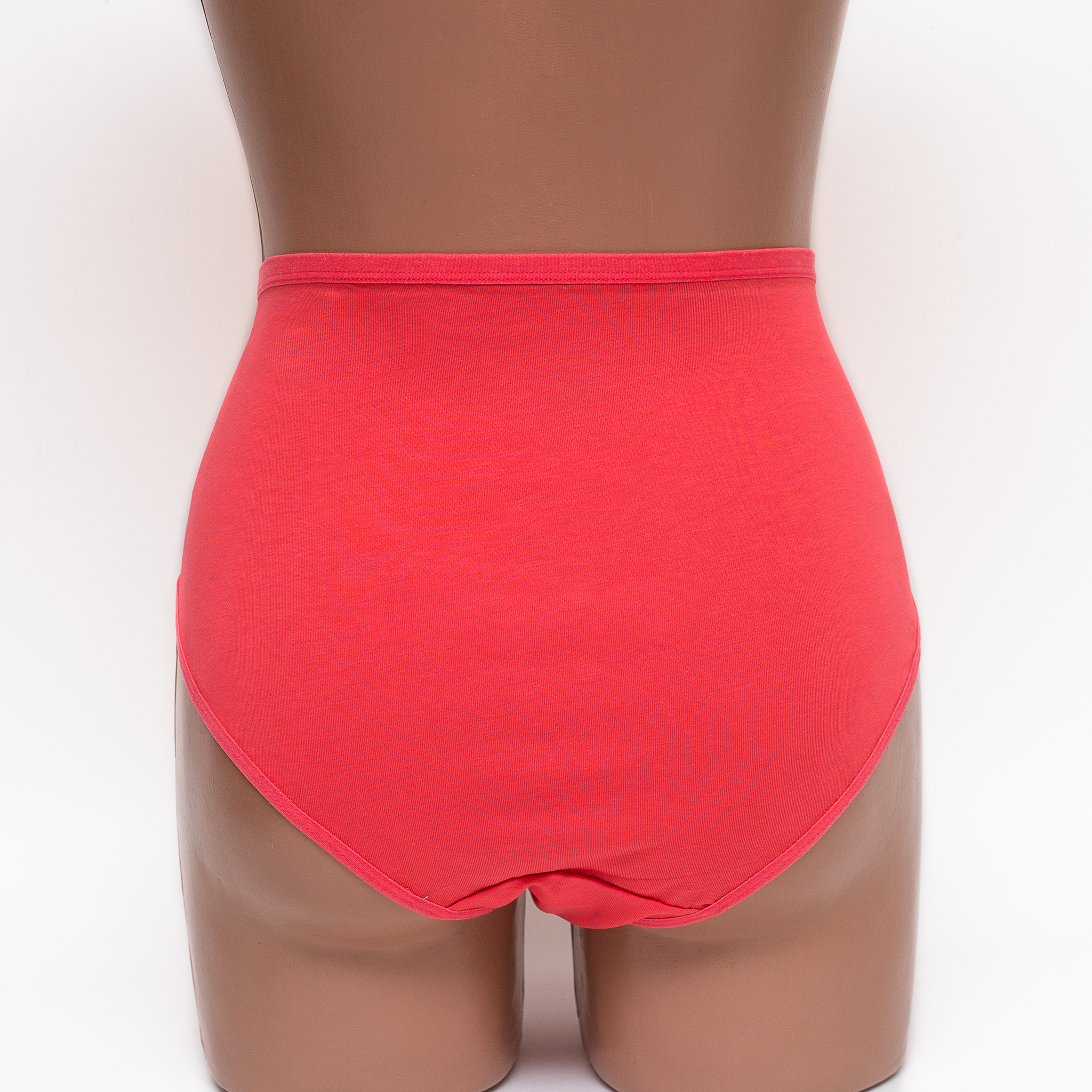 Трусики жіночі сліп бавовна з мереживом MDL 4003 коралові k3449-22