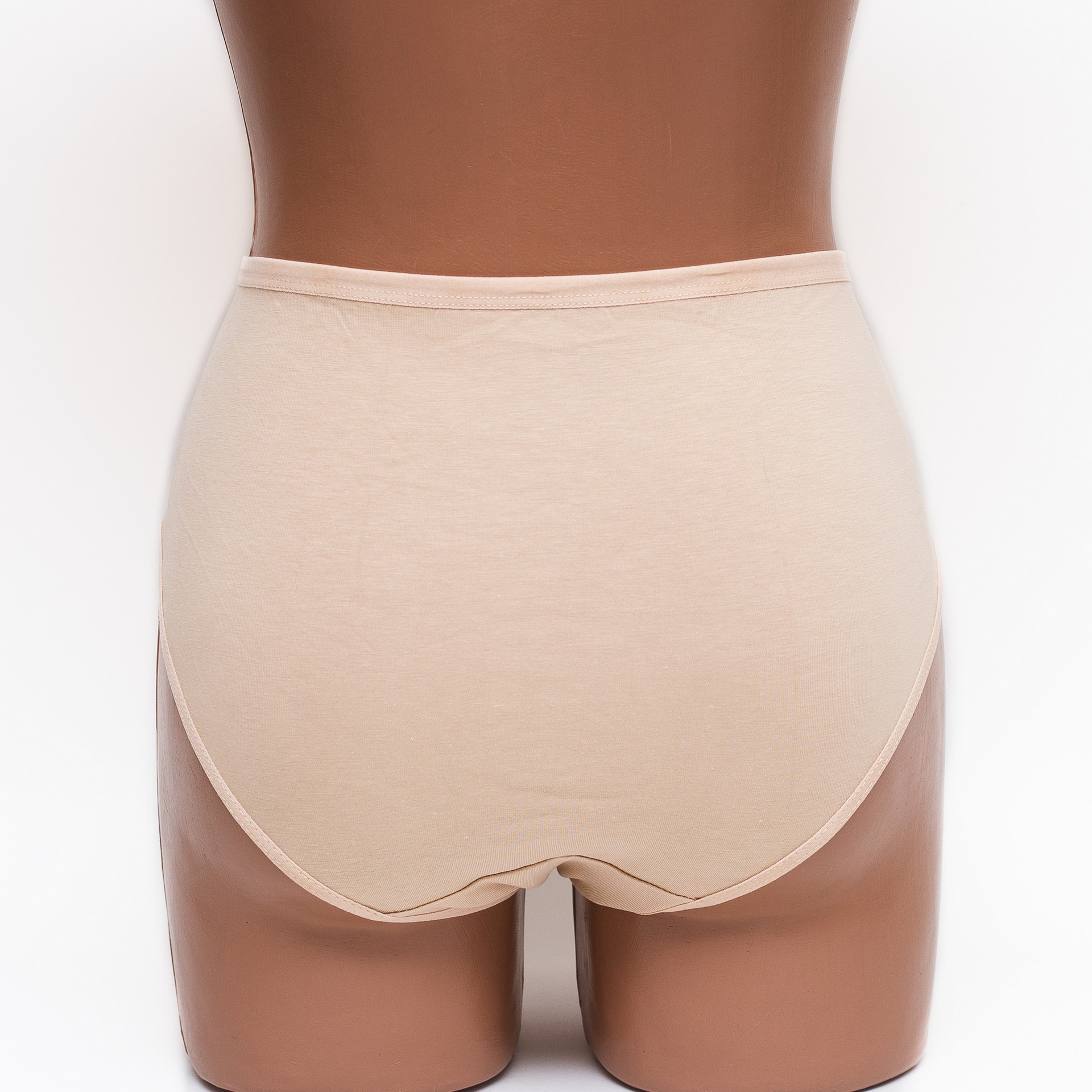 Трусики жіночі сліп бавовна з мереживом MDL 4003 капучино k3449-5