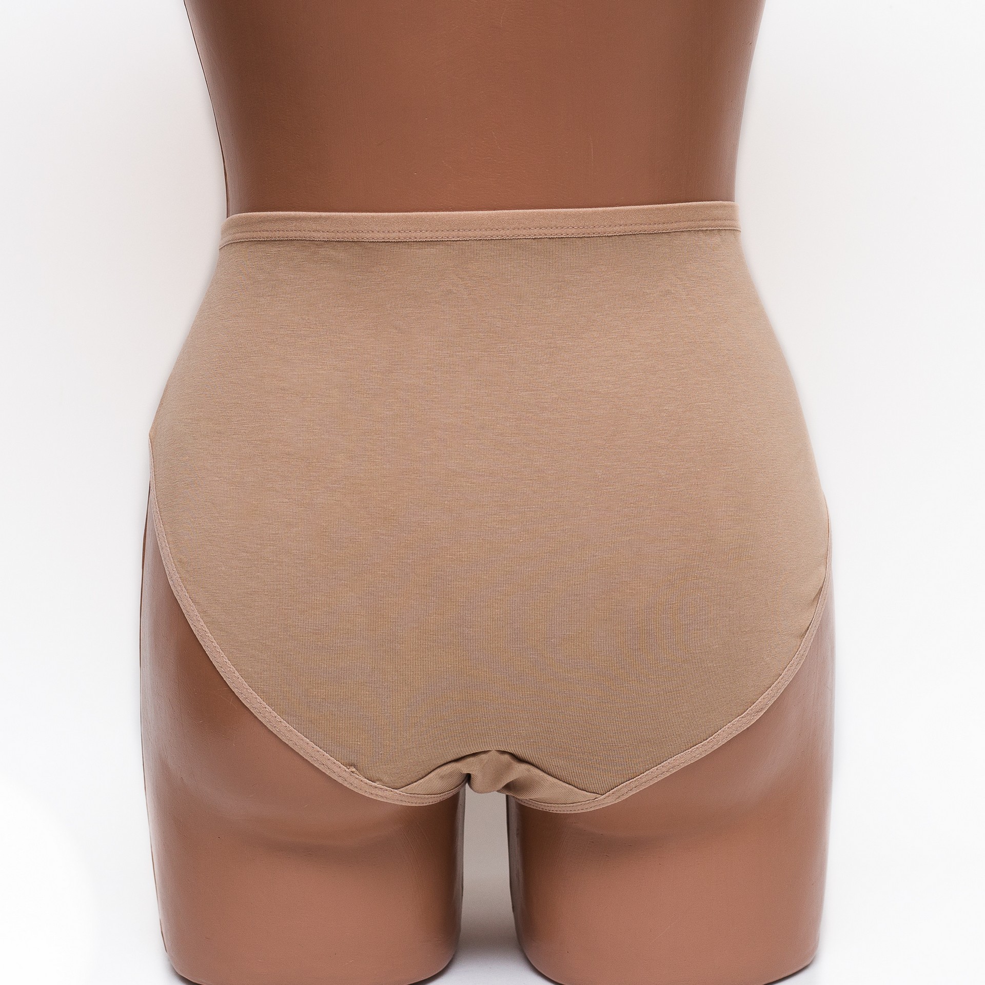 Трусики жіночі сліп бавовна з мереживом MDL 4003 капучино k3449-19