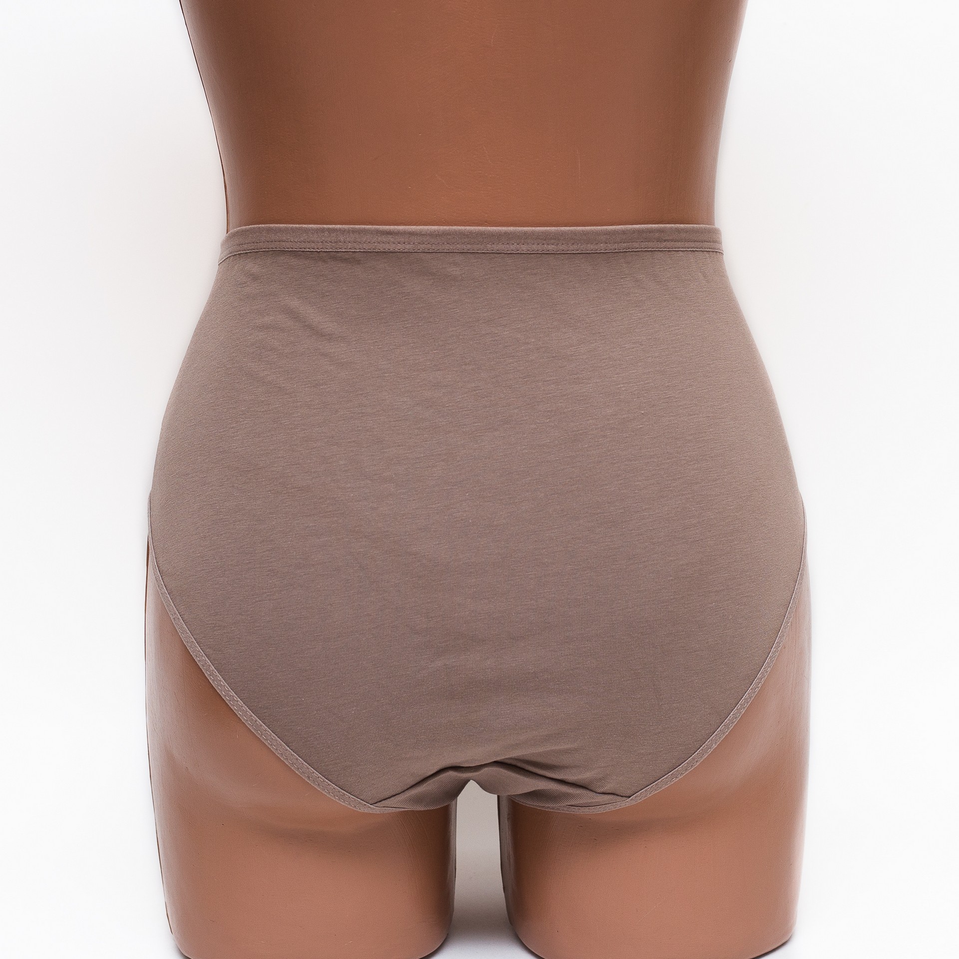 Трусики жіночі сліп бавовна з мереживом MDL 4003 капучино k3449-16