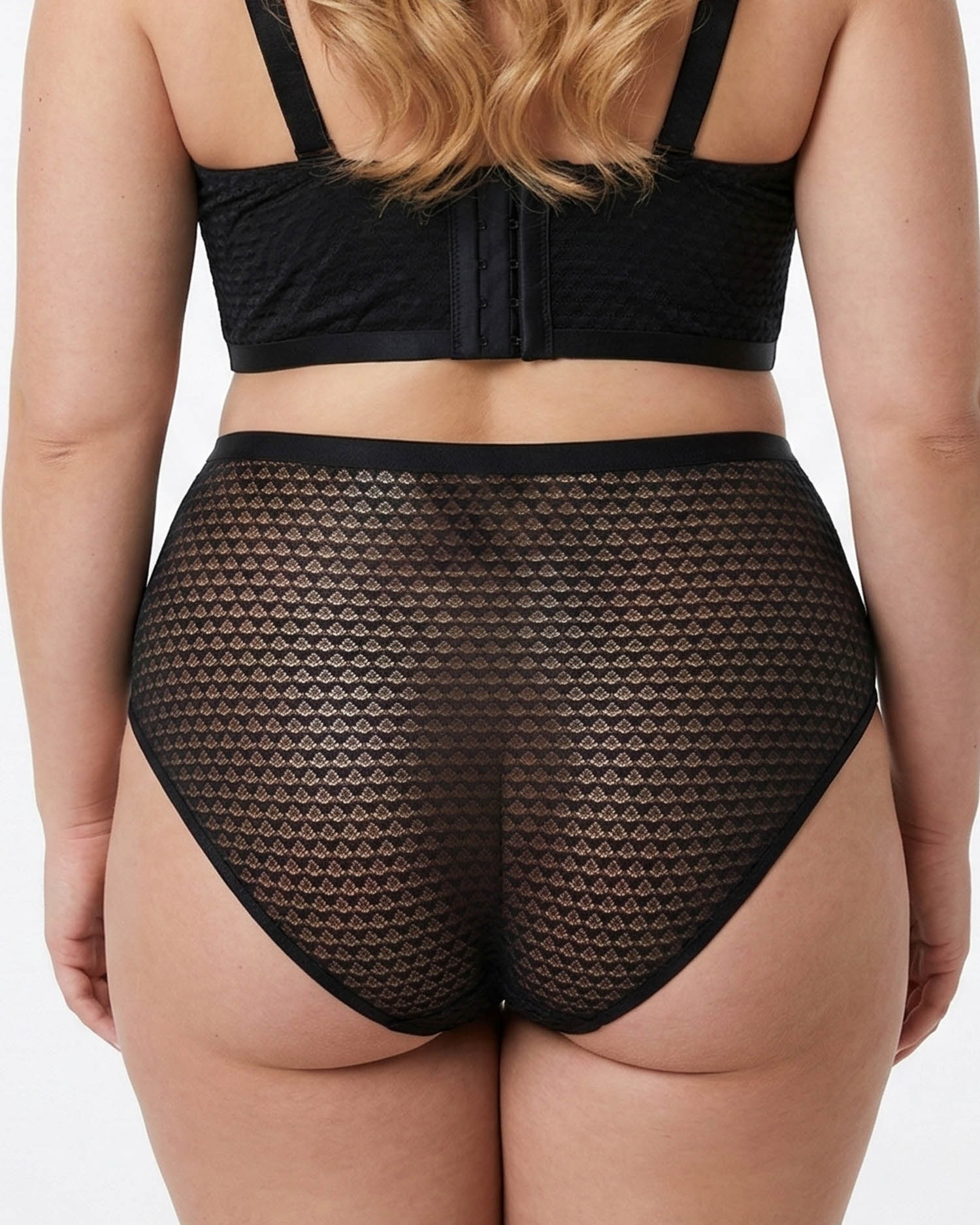 Жіночі труси мереживні Weiyesi 2228 чорні 4461-1