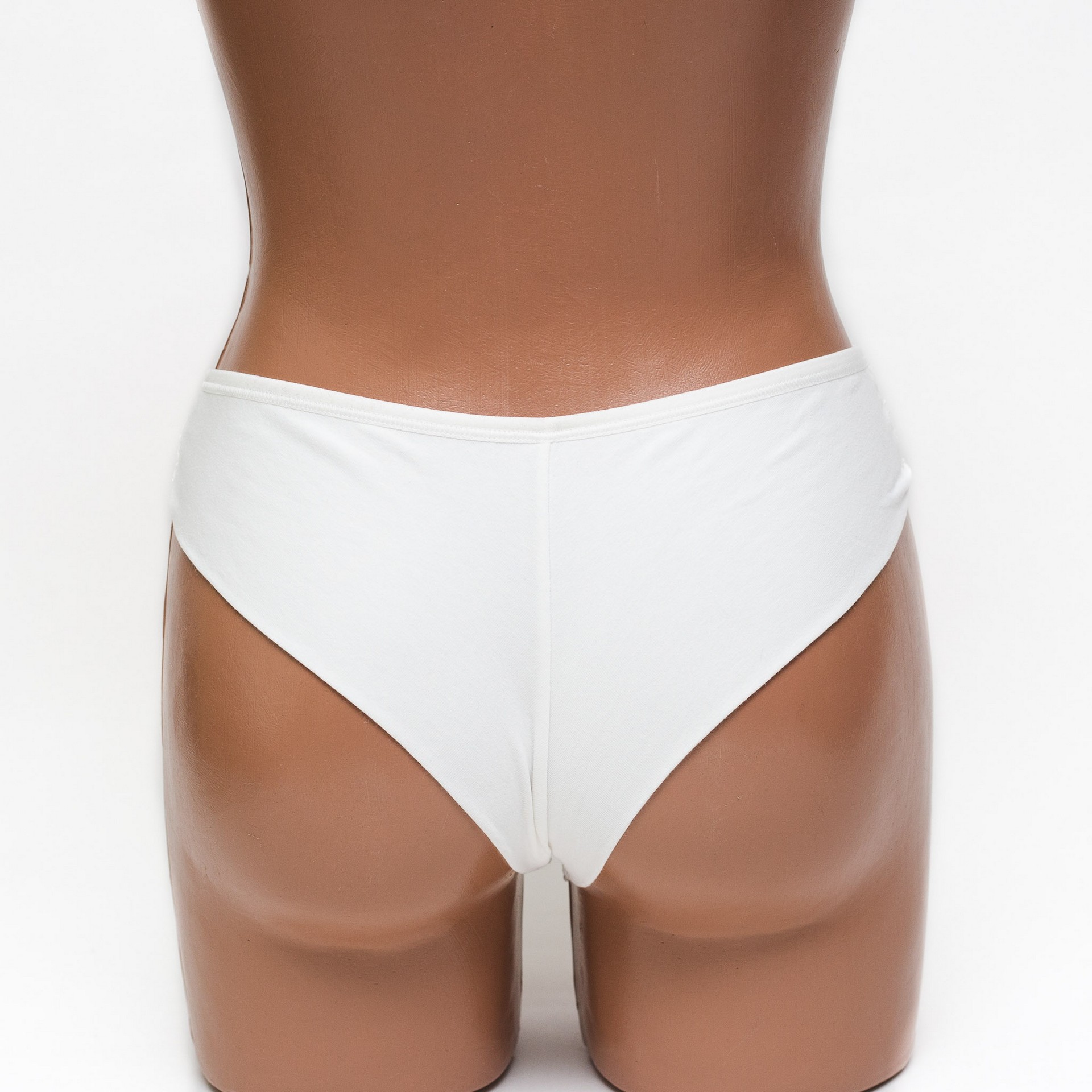 Трусики женские бразилиана хлопок ER and DO молочные k3400-4