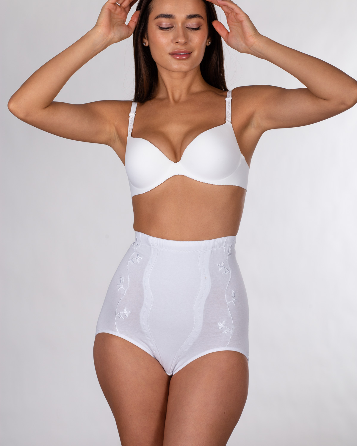 Коригуючі труси-утяжка бавовна Kable 81040 білі 7060-1 Коригуючі труси-утяжка бавовна Kable 81040 білі 7060-1