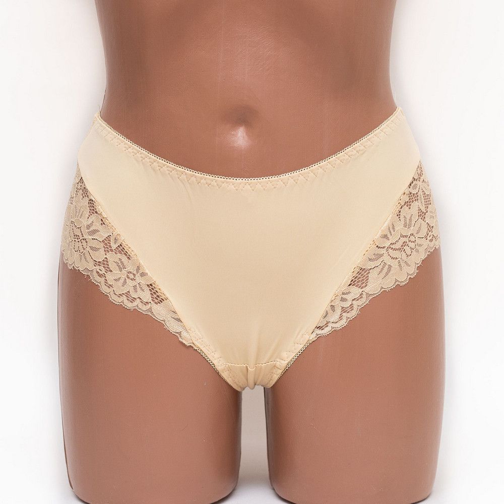 Женские трусы стринги с кружевом Nadizi 0357 бежевые k3377-1 Женские трусы стринги с кружевом Nadizi 0357 бежевые k3377-1