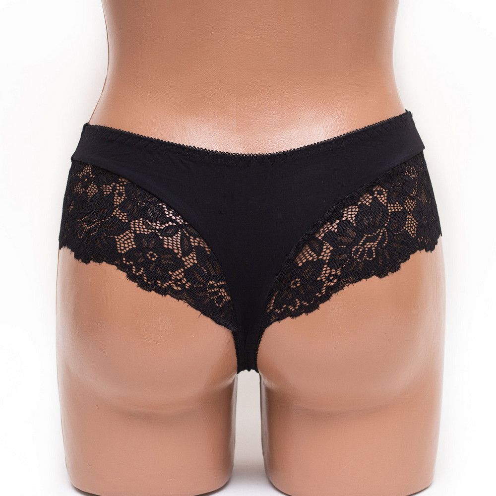 Женские трусы стринги с кружевом Nadizi 0357 черные k3377-2 Женские трусы стринги с кружевом Nadizi 0357 черные k3377-2