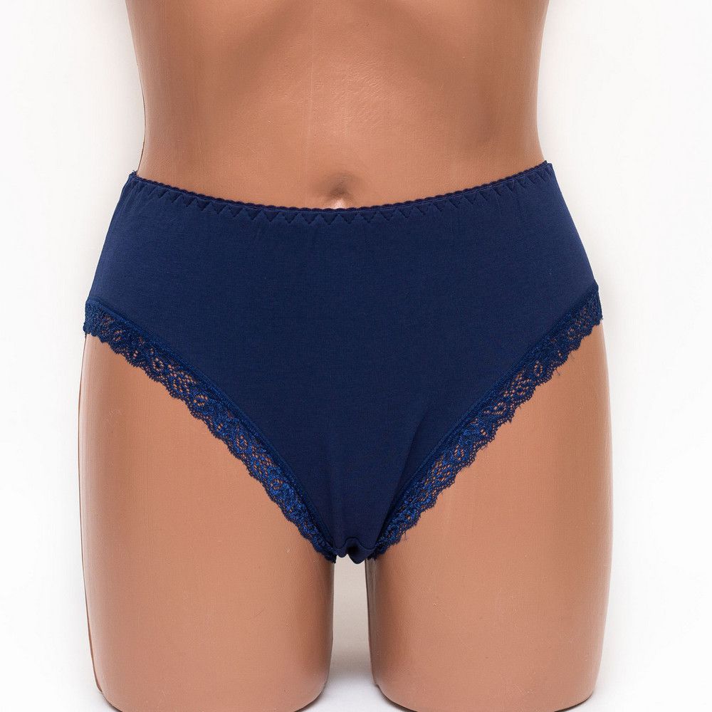 Трусики женские хлопок Mia 060 синие k3381-3