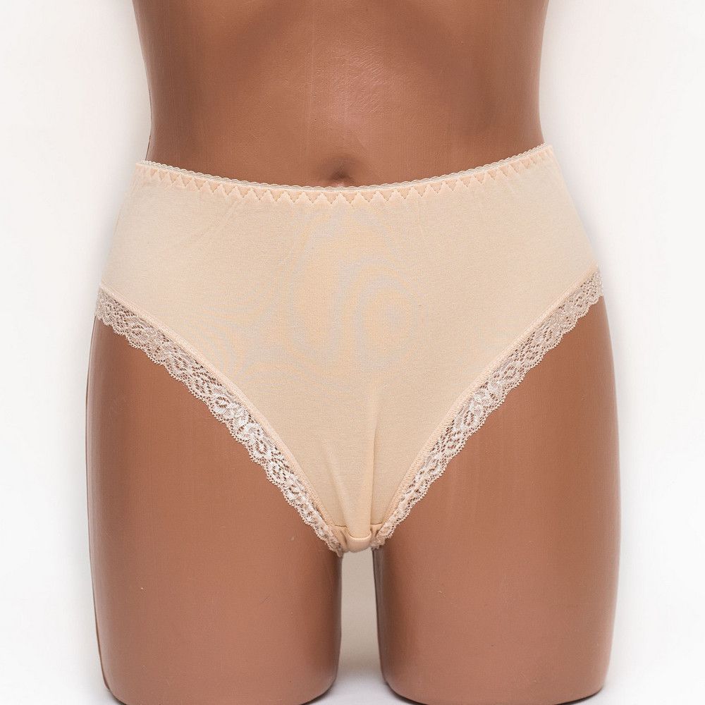 Трусики женские хлопок Mia 060 бежевые k3381-4