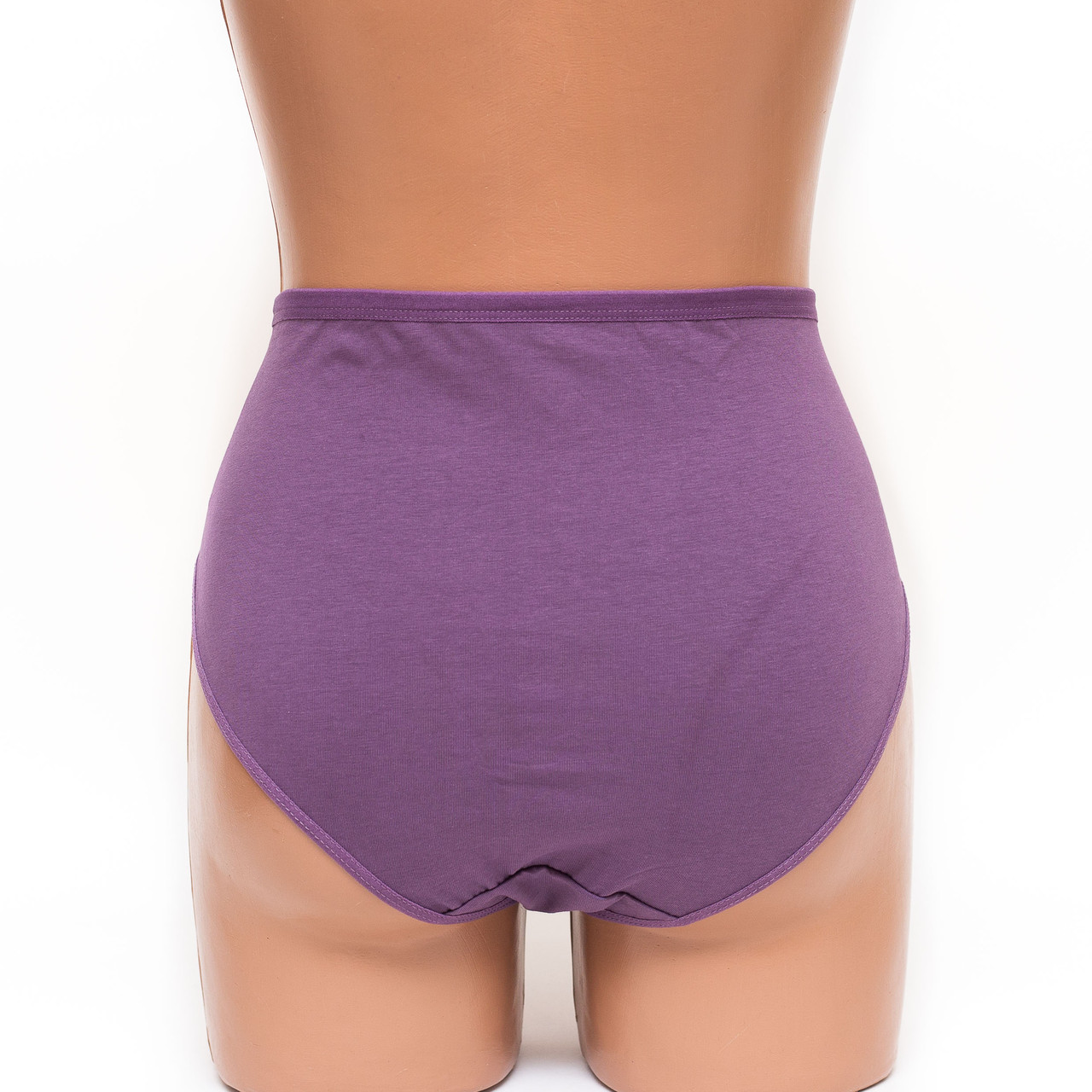 Трусики жіночі сліп бавовна з мереживом MDL 4003 бузкові k3449-8