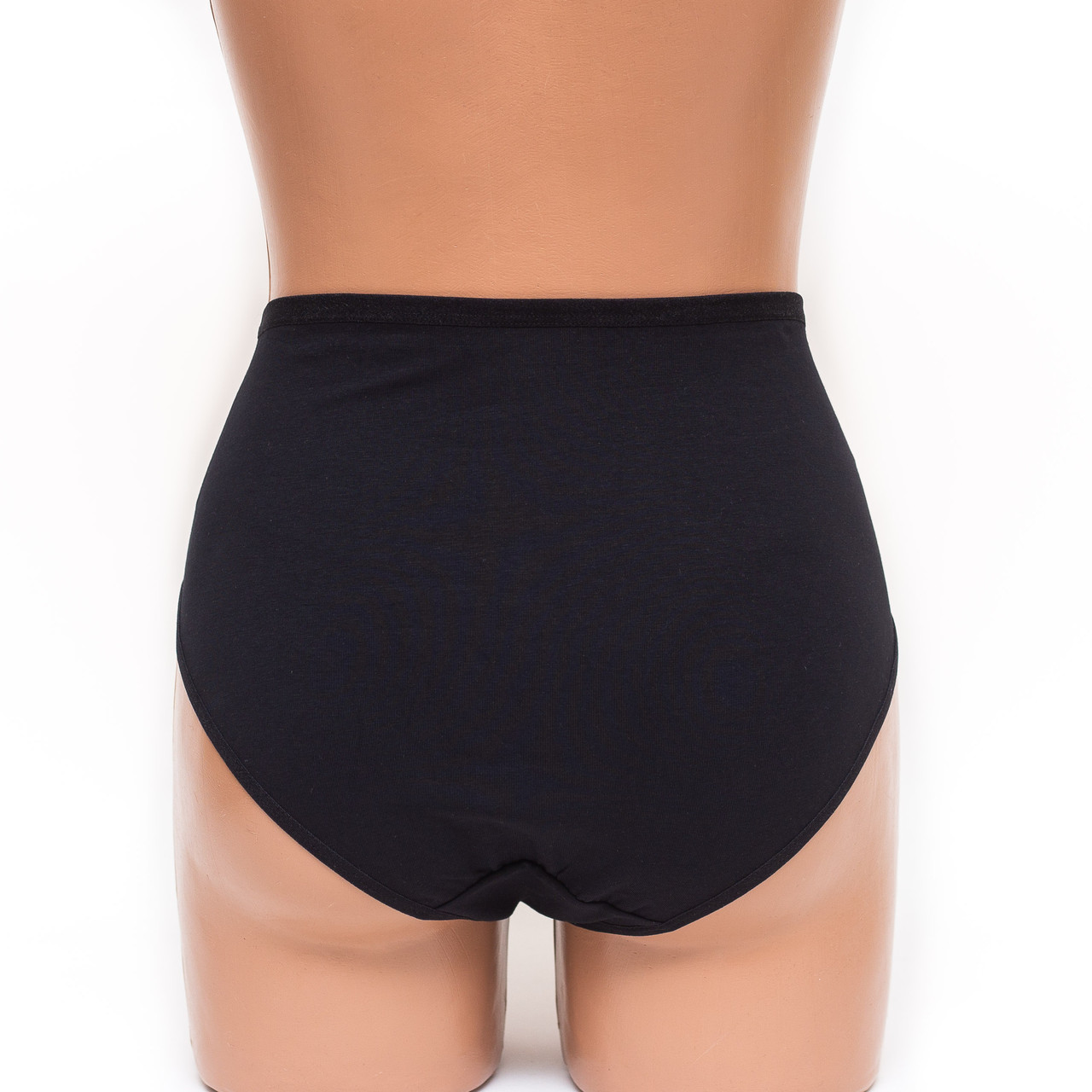 Трусики жіночі сліп бавовна з мереживом MDL 4003 чорні k3449-10