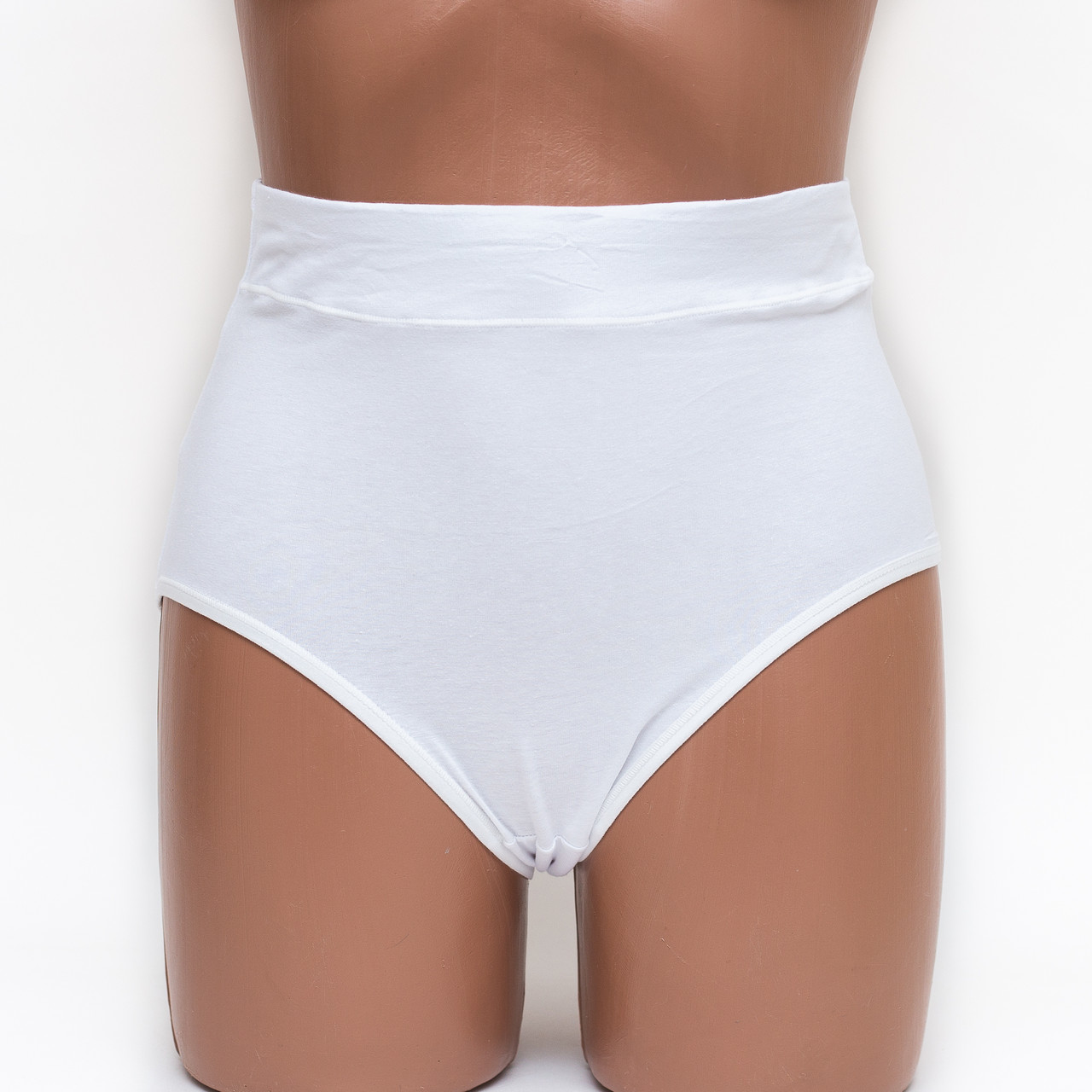 Женские трусики хлопок Antifu 612 белые k3478-2
