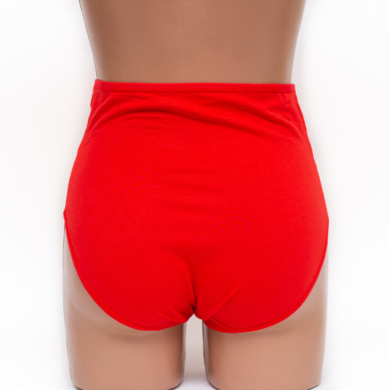 Женские трусики хлопок Antifu 612 красные k3478-3