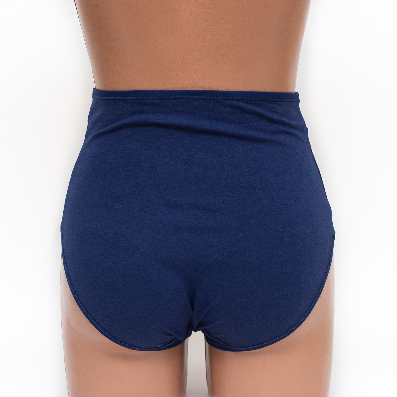 Жіночі трусики бавовна Antifu 612 сині k3478-6