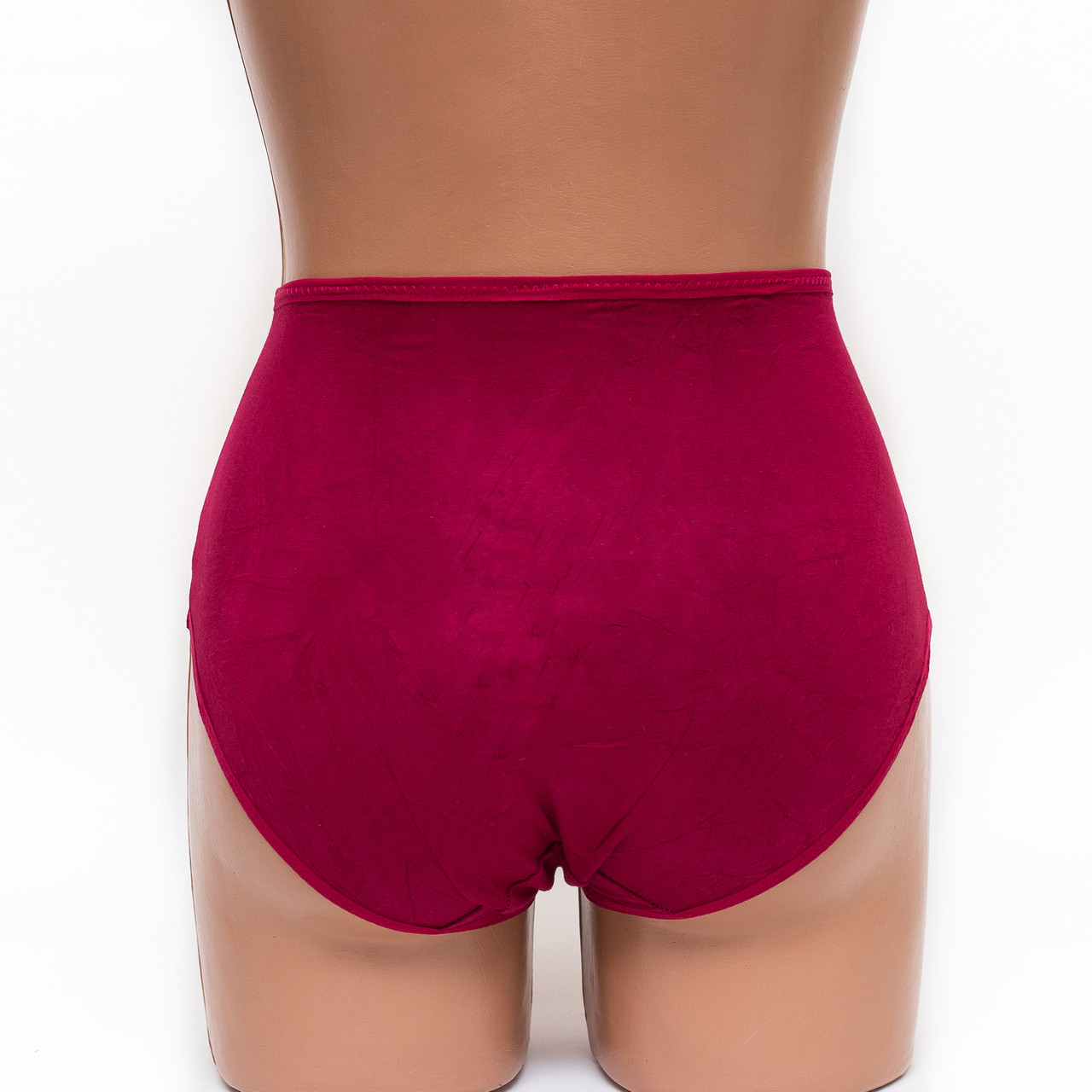 Женские трусики хлопок Menyalas 6664 бордовые k3479-3