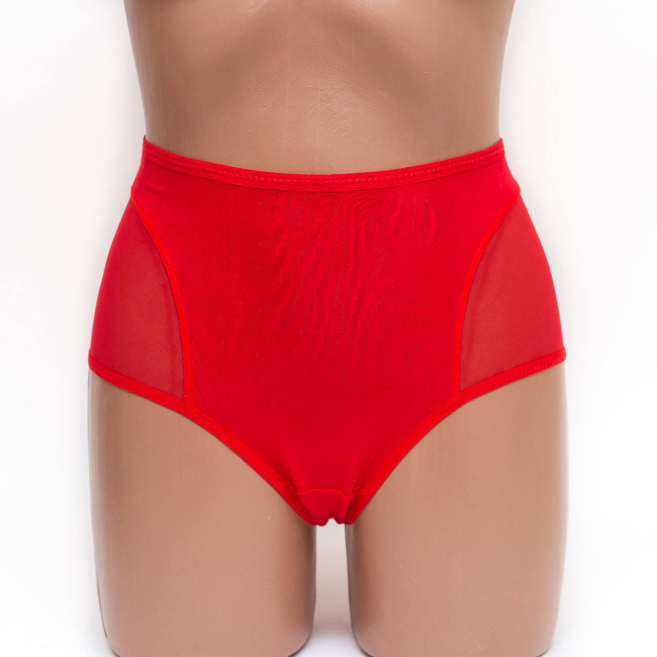 Женские трусики хлопок Menyalas 6664 красные k3479-5