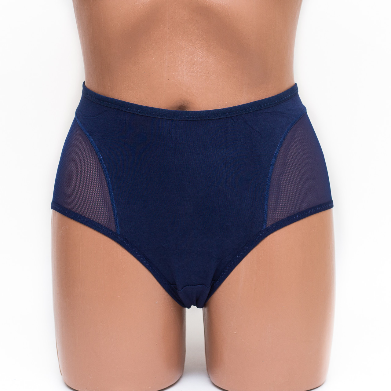 Женские трусики хлопок Menyalas 6664 синие k3479-6