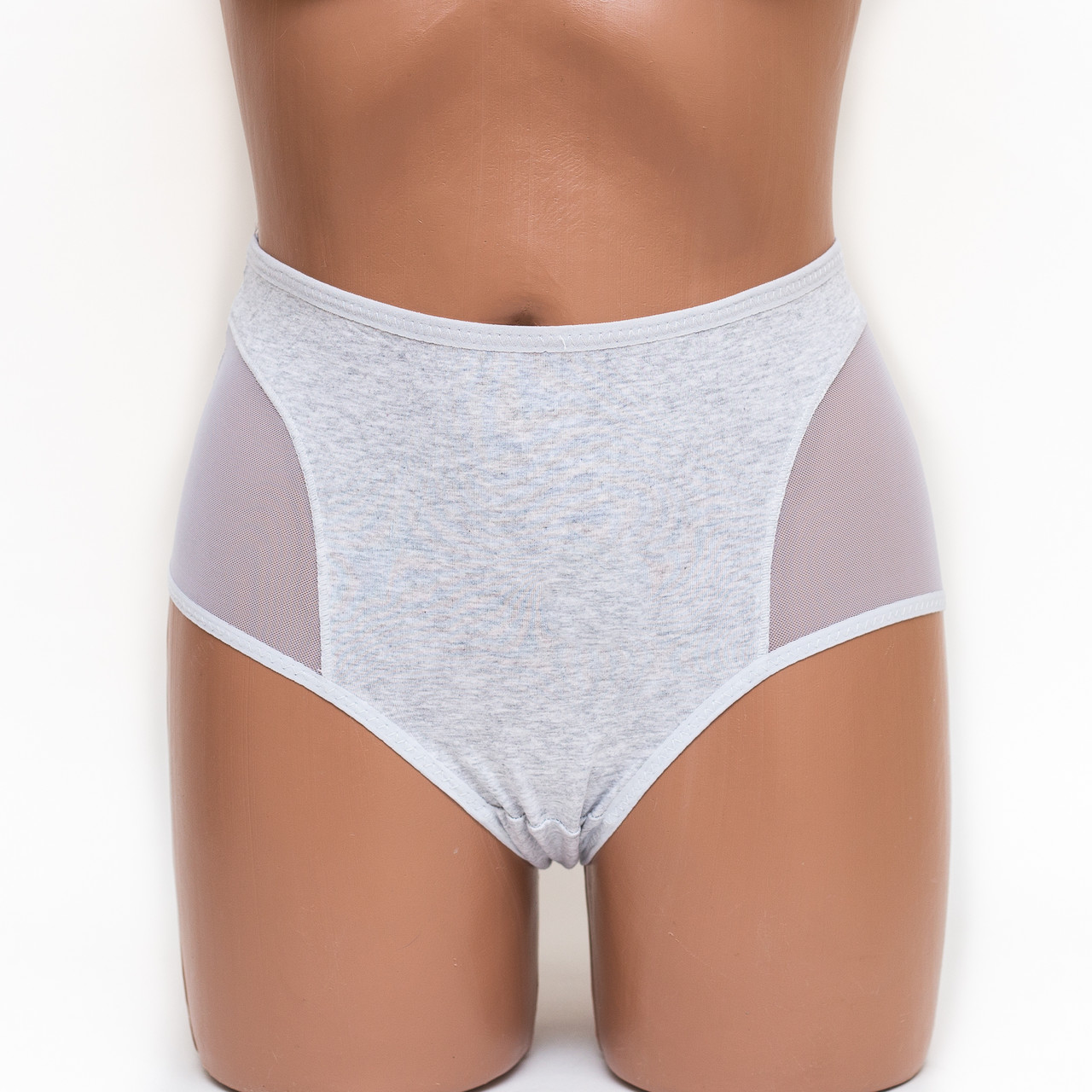 Женские трусики хлопок Menyalas 6664 серые k3479-7