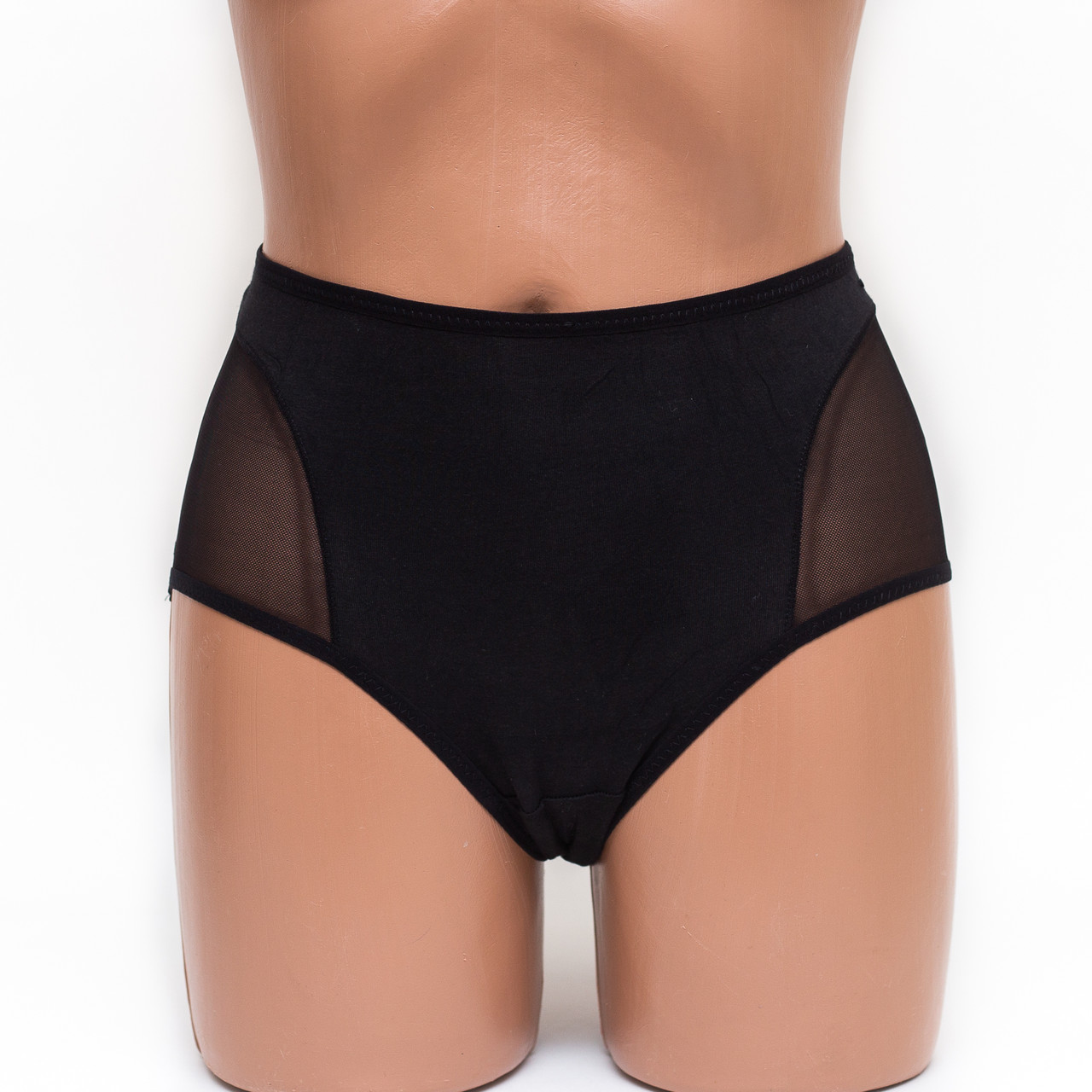 Женские трусики хлопок Menyalas 6664 черные k3479-8