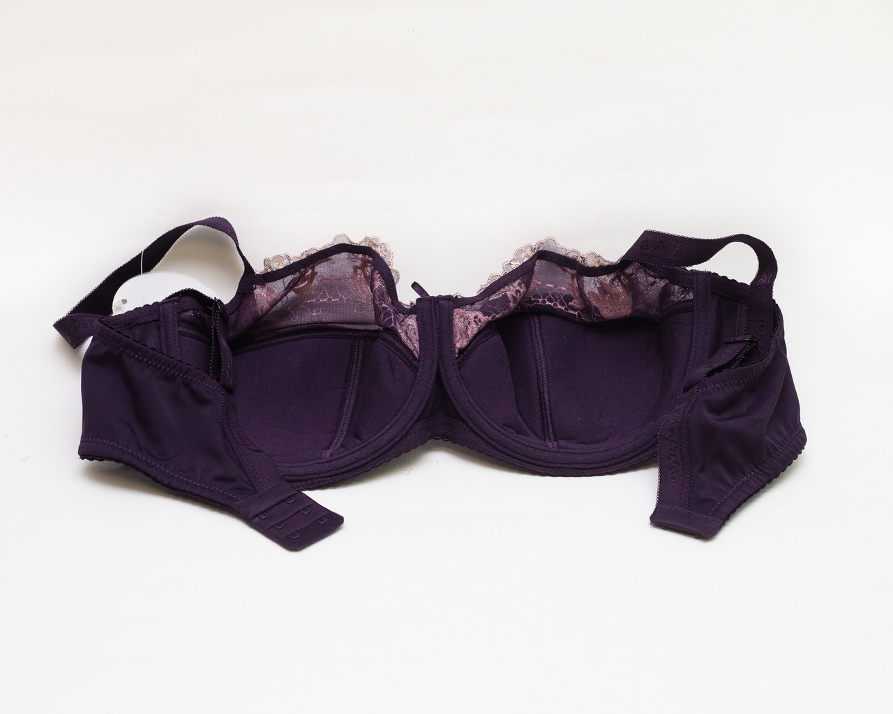 Бюстгальтер з вишивкою Anfen 5-705 фіолетовий 5-705-1