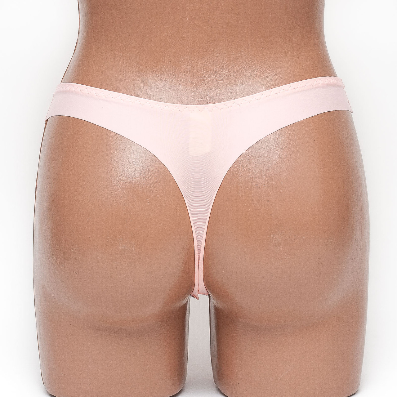 Женские трусы стринги бесшовные пудра Hana k8125-10
