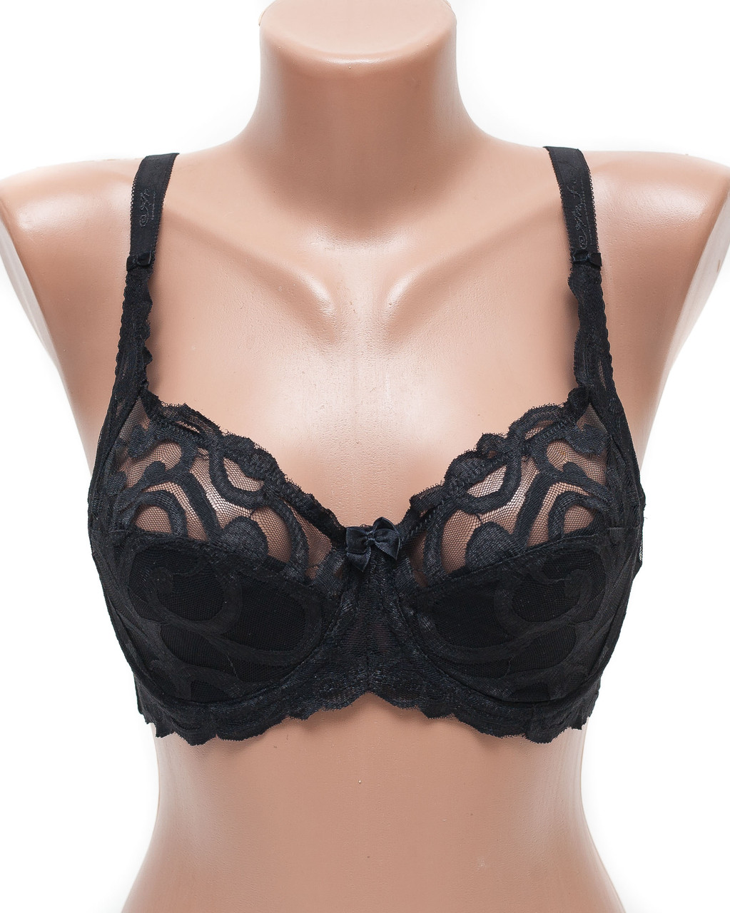 Бюстгальтер мереживний Anfen 609-6 чорний 609-6-1