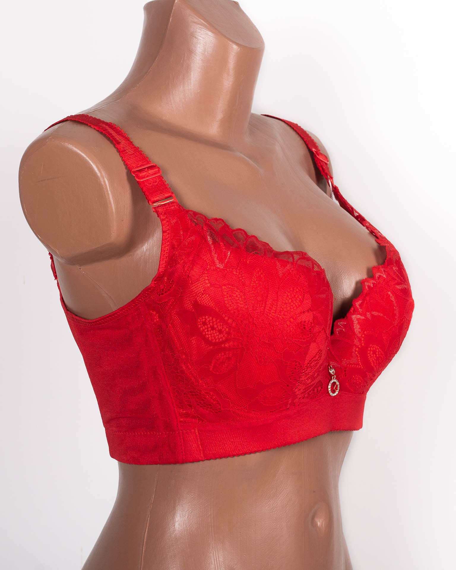  Бюстгальтер формова чашка з широкою спинкою Люся 8199 червоний 5334-1