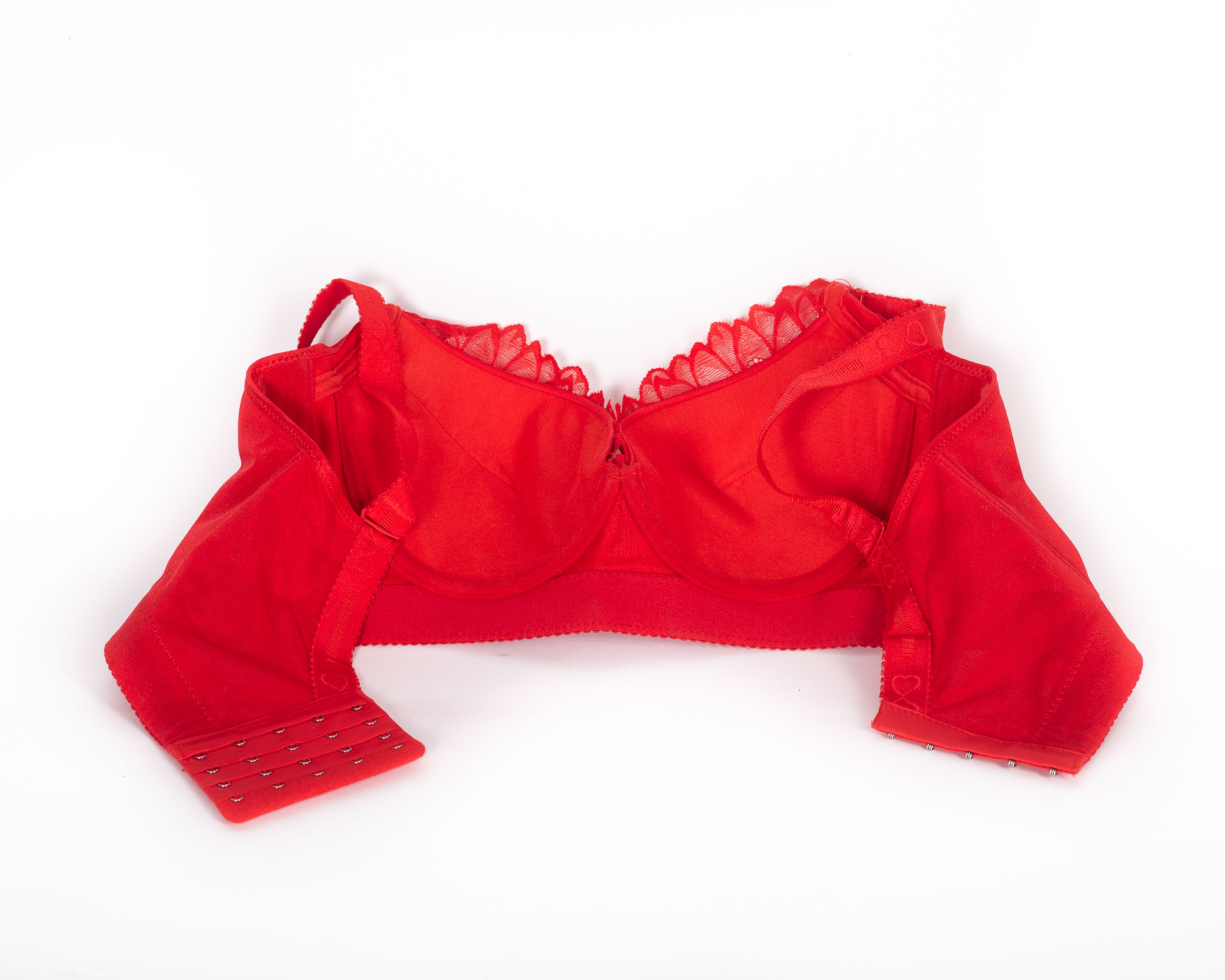  Бюстгальтер формова чашка з широкою спинкою Люся 8199 червоний 5334-1